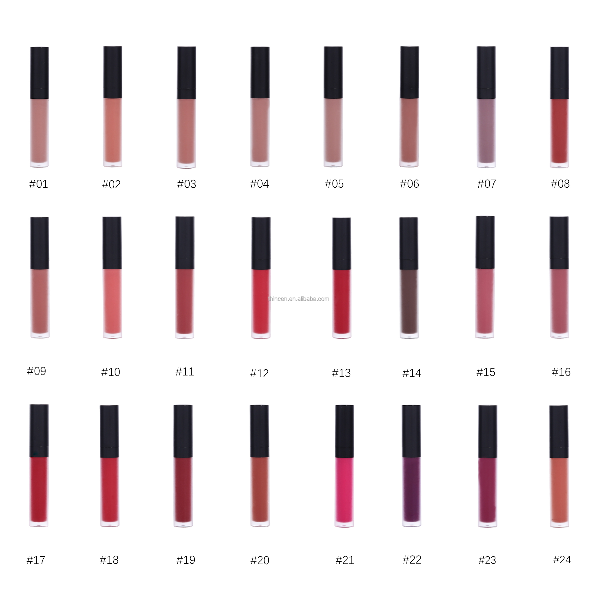Thincen - New Arrival Private Label Velvet Liquid Matte Lipstick OEM Available Lipstick&Lipgloss 30