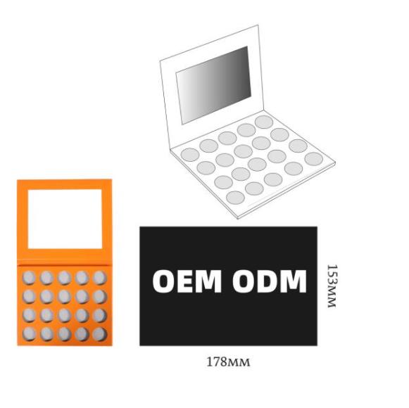 High Pigment Eyeshadow Palette Customized 15 Colors1