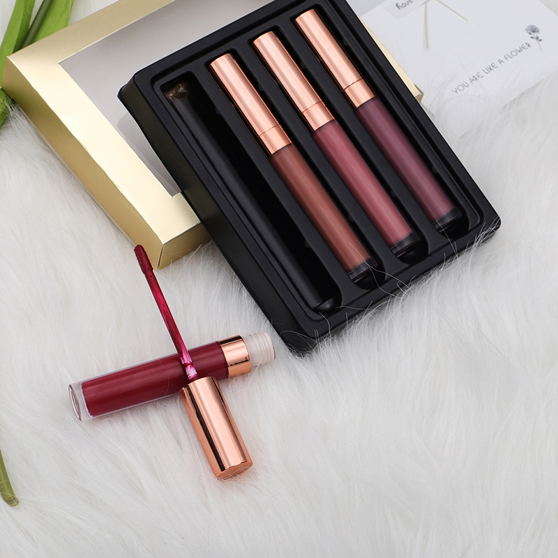 Custom Liquid Lip Stick Waterproof Matte Lipstick Set 4