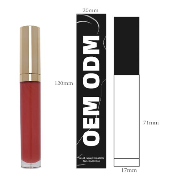 Waterproof Vegan Matte Liquid Lipstick Cosmetic Manufacturer 7