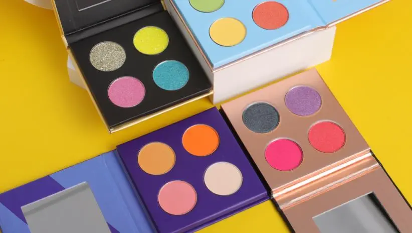 Top Quality Vegan and Cruelty Free Eye Makeup DIY 4 Color Eyeshadow Palette From Thincen 1