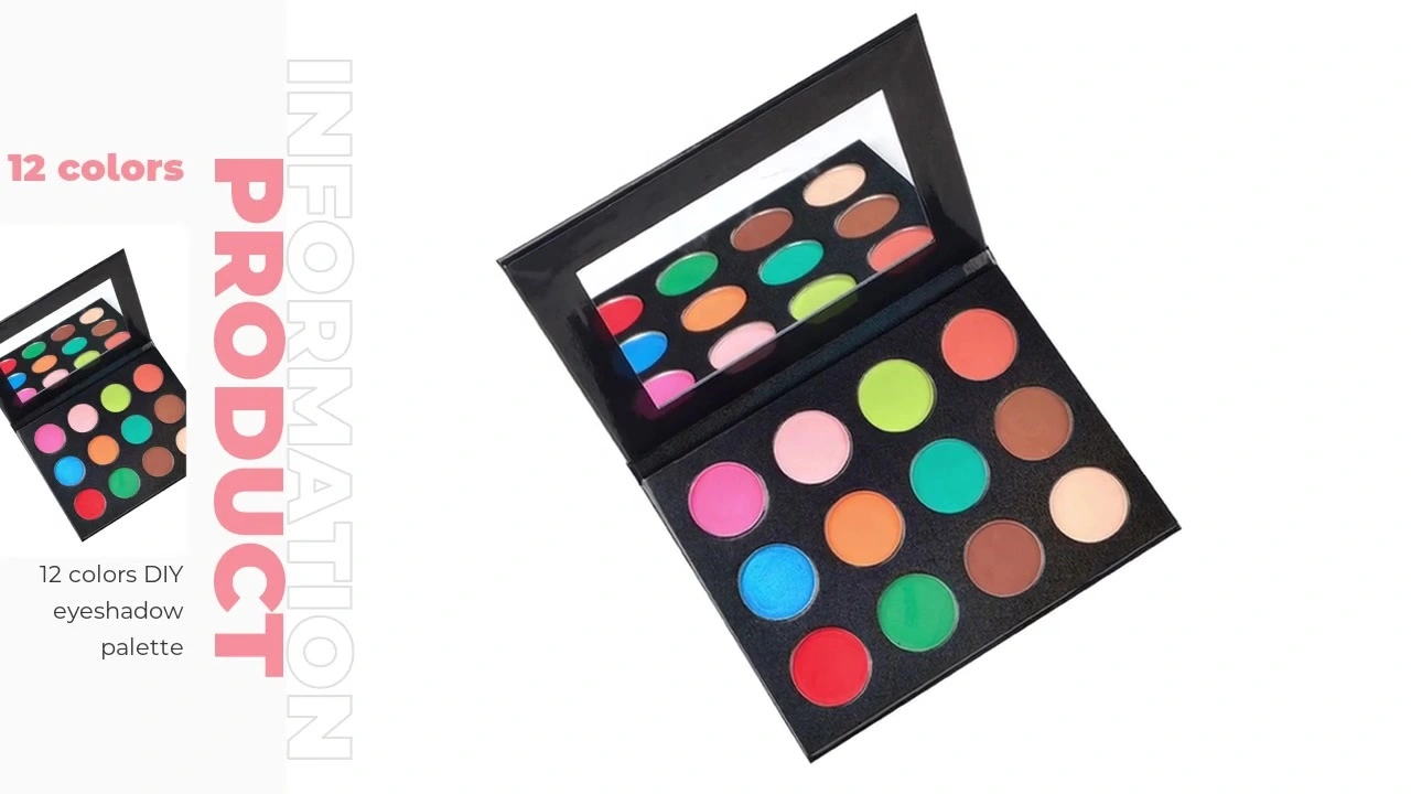 Make Your Own Brand Eye Shadow Makeup DIY 12 Color Empty Custom Eyeshadow Palette 1