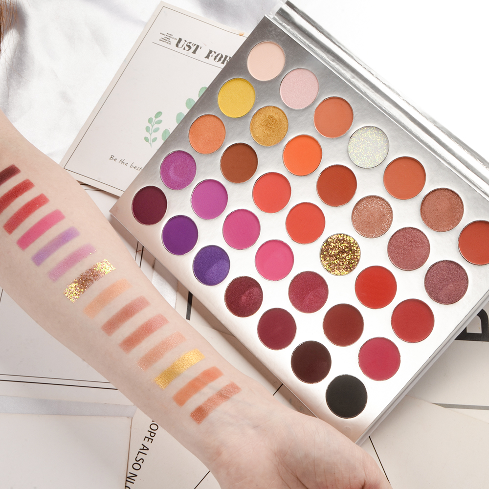 Custom Colored High Pigment Own Brand Eyeshadow Palette 2