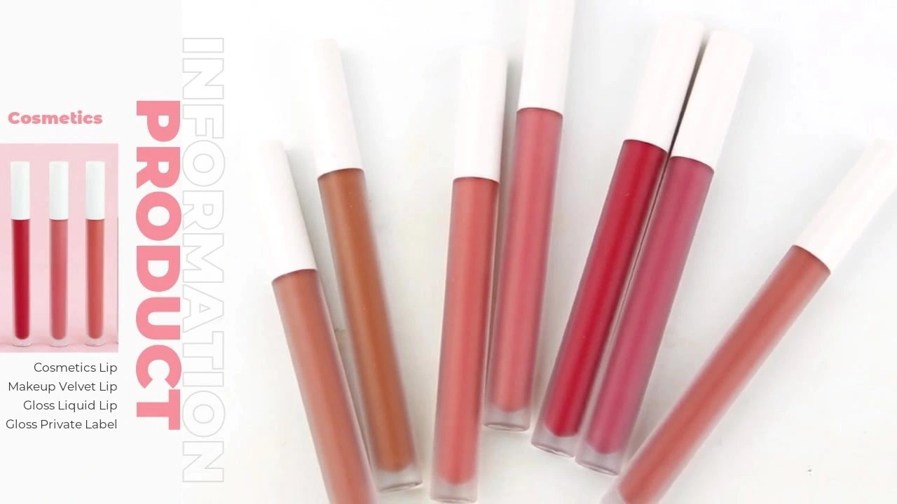 Cosmetics Lip Makeup Velvet Lip Gloss Liquid Lip Gloss Private Label 1