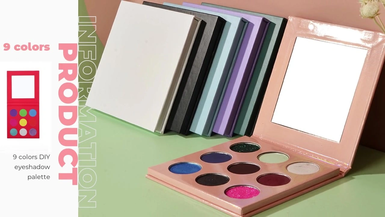 DIY Empty Eyeshadow Palette Pigmented Nude Makeup Eyeshadow Palette 1
