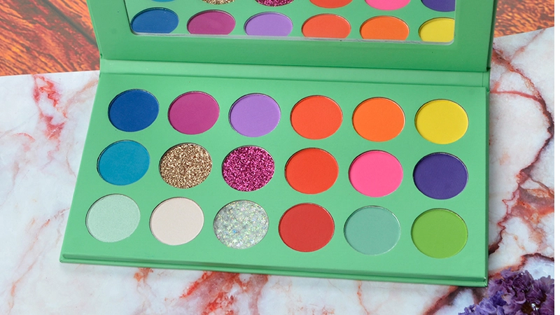 Foil Pigment Eyeshadow With Best Quality Custom Professional Eyeshadow Palette Factory- From Thincen Cosmetic 1