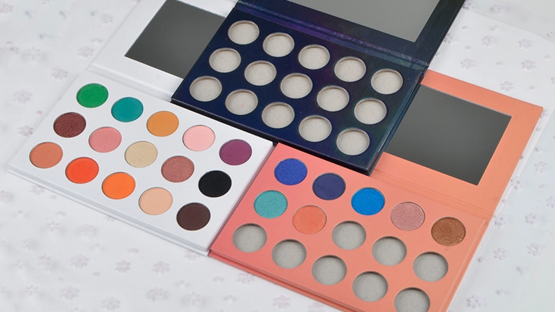 Production of 15 shades of long-lasting eye pressure palette 1