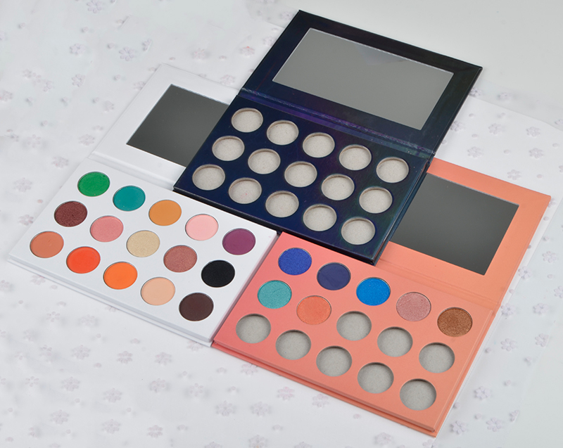Production of 15 shades of long-lasting eye pressure palette 4