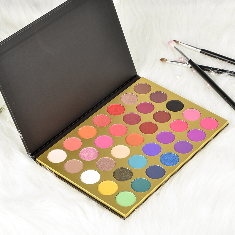 Customized Eyeshadow Palette High Pigmented Eyeshadow Palettes Private Label manufacturers From China 2
