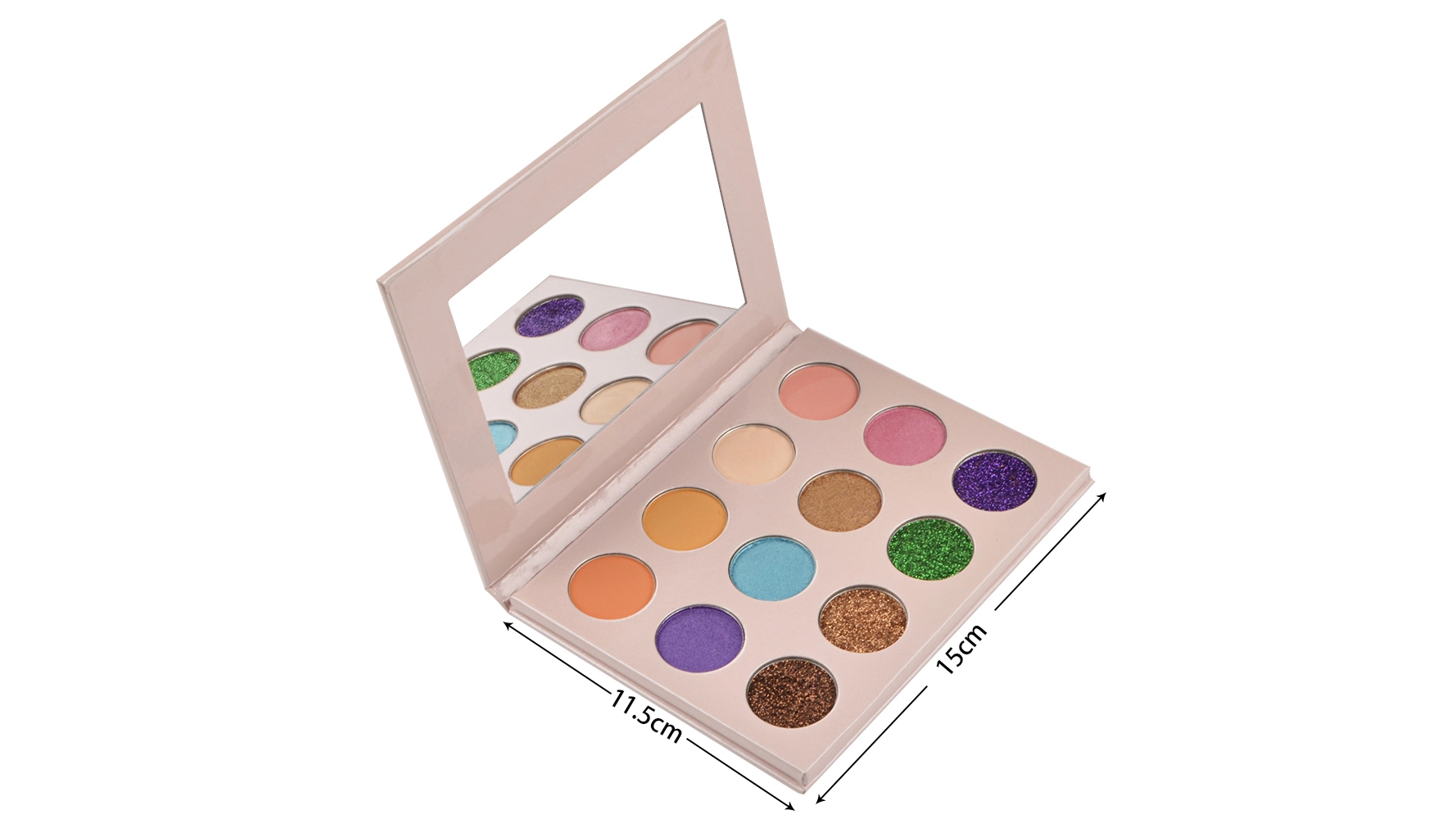 Holographic Black DIY Eyeshadow Palette Customization 1