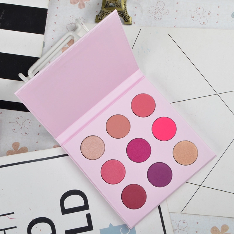 Colorful Pink Eye Shadow Private Label Eyeshadow Palette 1