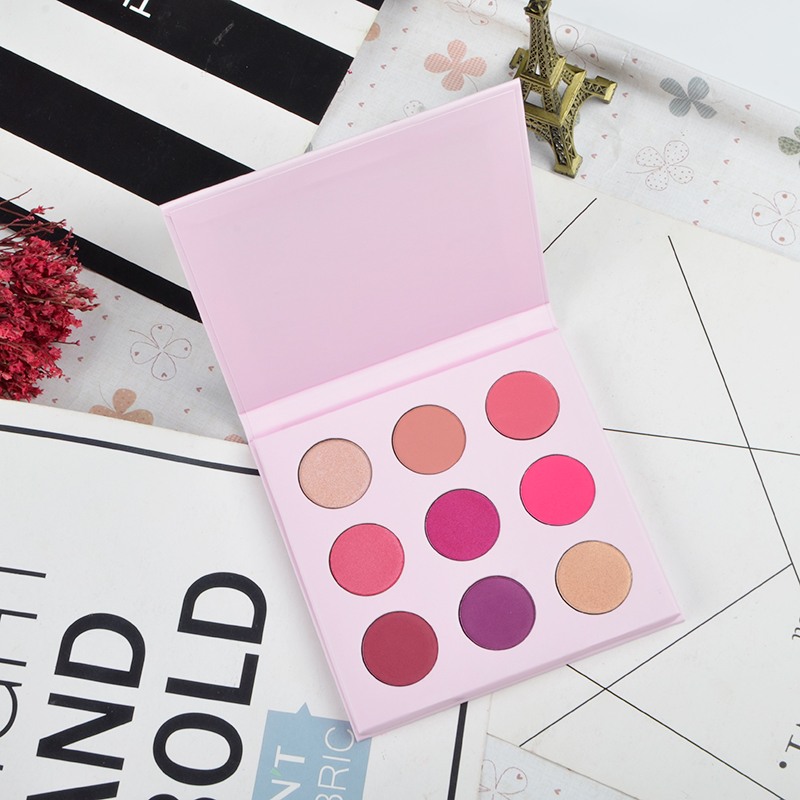 Colorful Pink Eye Shadow Private Label Eyeshadow Palette 3