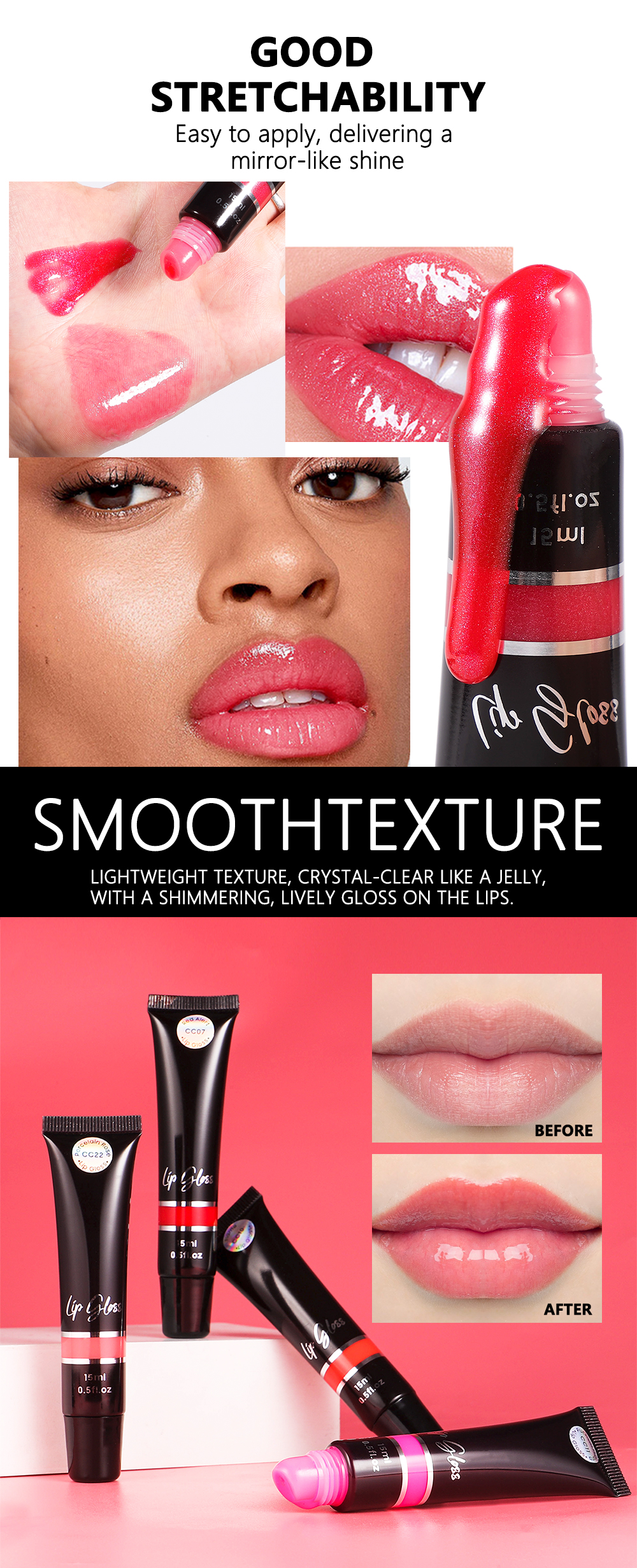 Wholesale Private Label Vegan Moisturizing Lip Gloss | Thincen 9