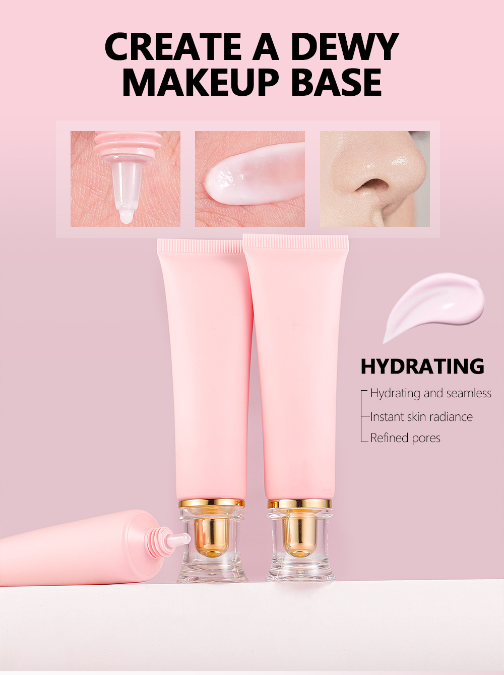 Wholesale Face Base Oil Control Hydrating Clear Nude Face Primer for Oily Skin 10