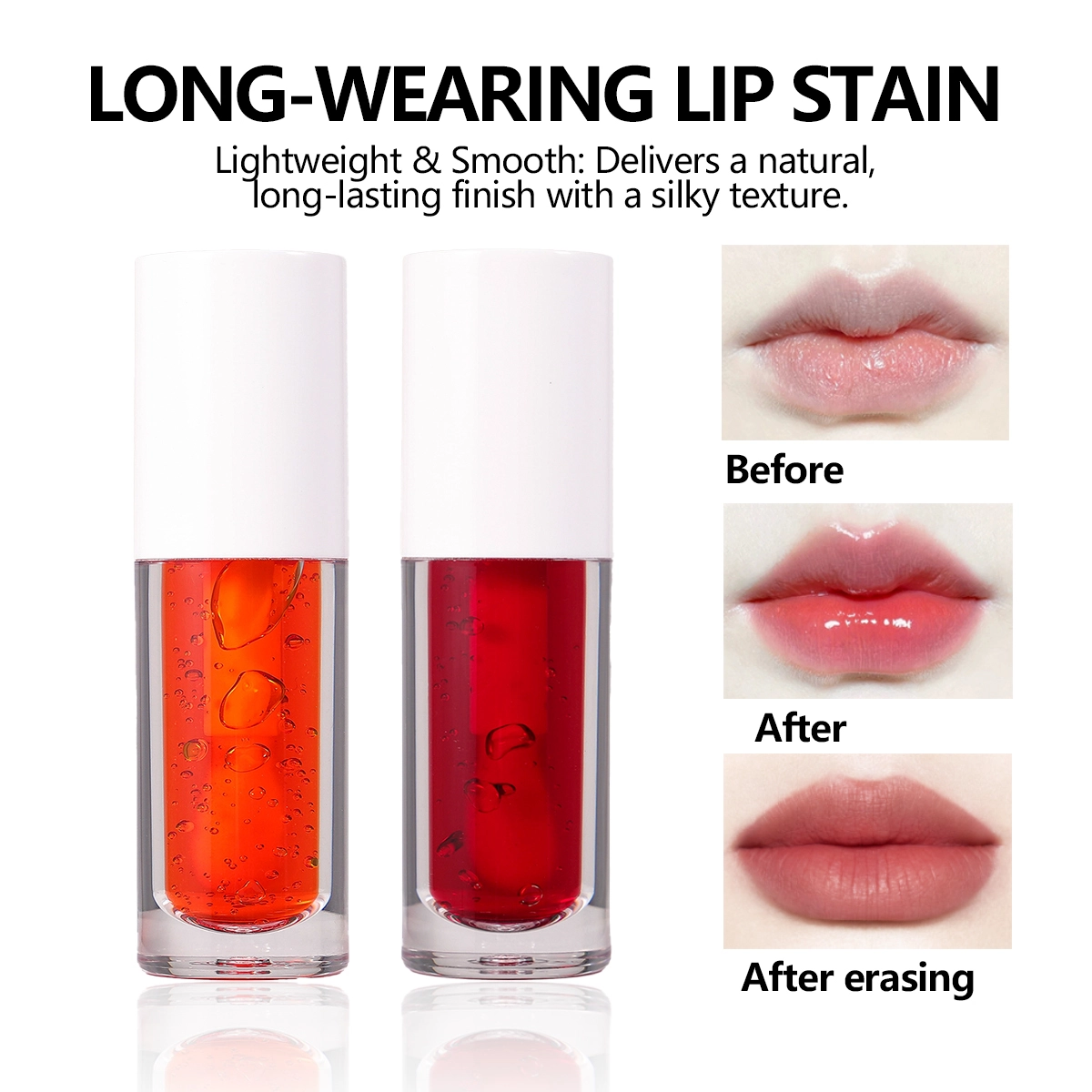 Custom Logo Lip Tint – Long-Lasting, Waterproof Jelly Formula 1