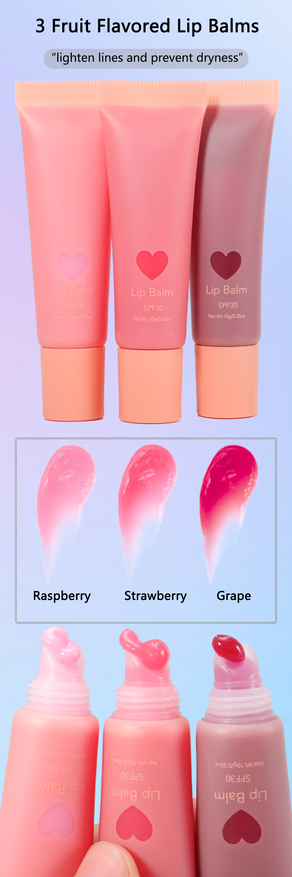 Customized glossier lip balm​ manufacturers From China | Thincen  L2#6 8