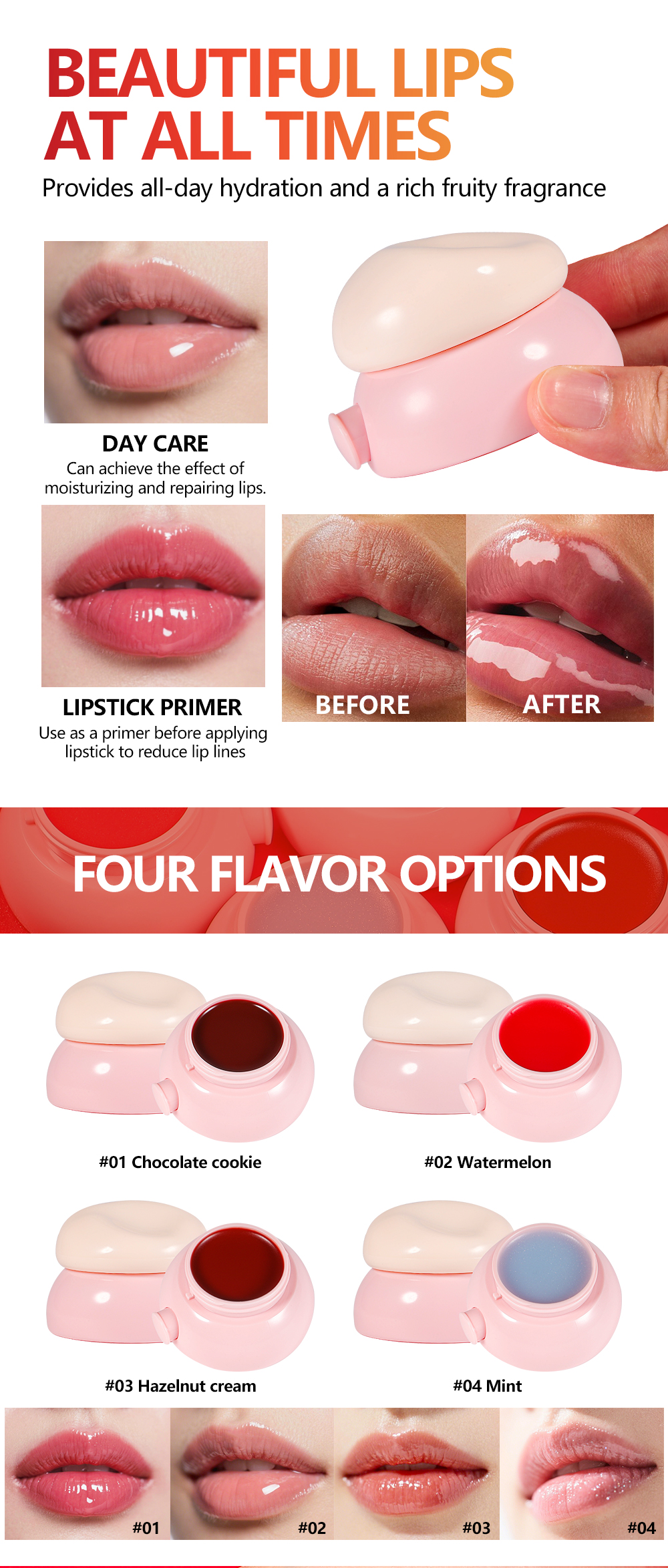 Найкращий зволожуючий бальзам для губ. Спеціальний желеподібний бальзам для губ Plump Company - Thincen 10