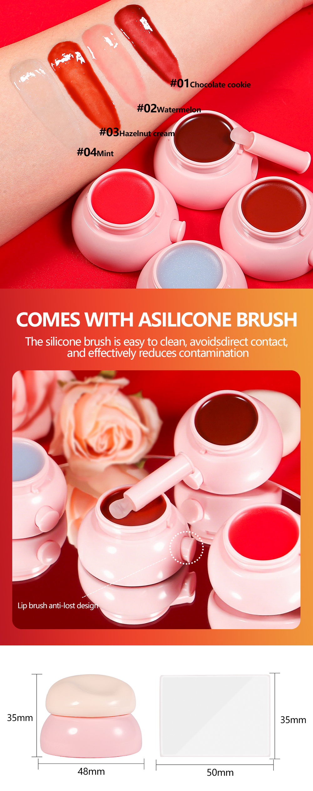 Найкращий зволожуючий бальзам для губ. Спеціальний желеподібний бальзам для губ Plump Company - Thincen 11