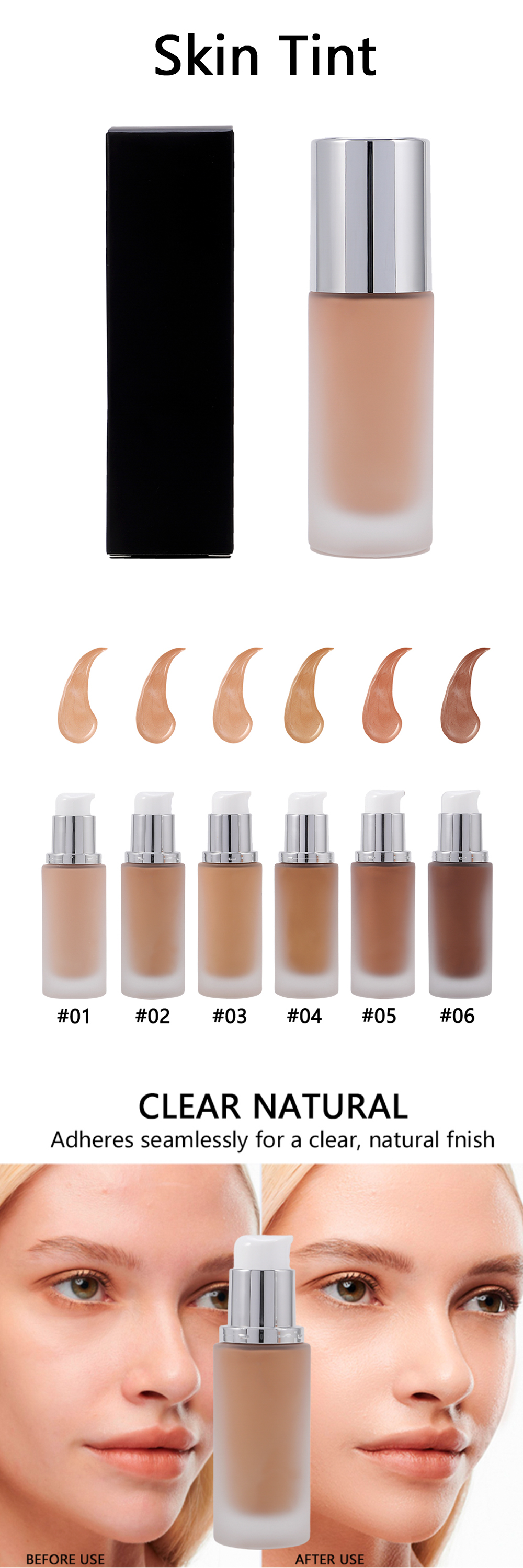 OEM/ODM MANUFACTURER | PRIVATE LABEL WHOLESALE SKIN TINT FOUNDATION 8