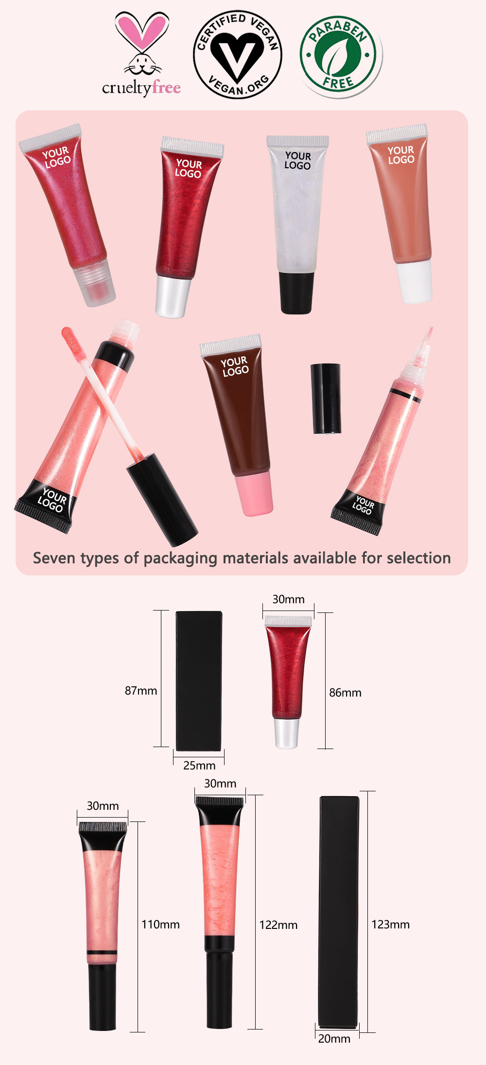 Quality Squeeze Lip Gloss Moisturizing Lip Balm Manufacturer | Thincen 11