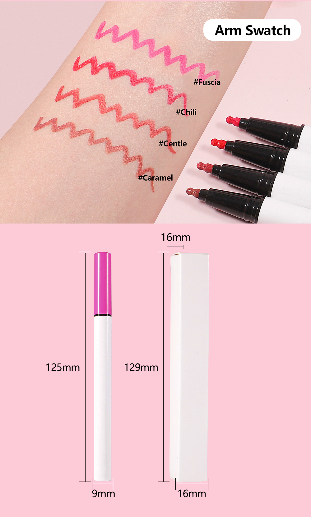 Waterproof Matte Liquid Lipliner | Private Label 11