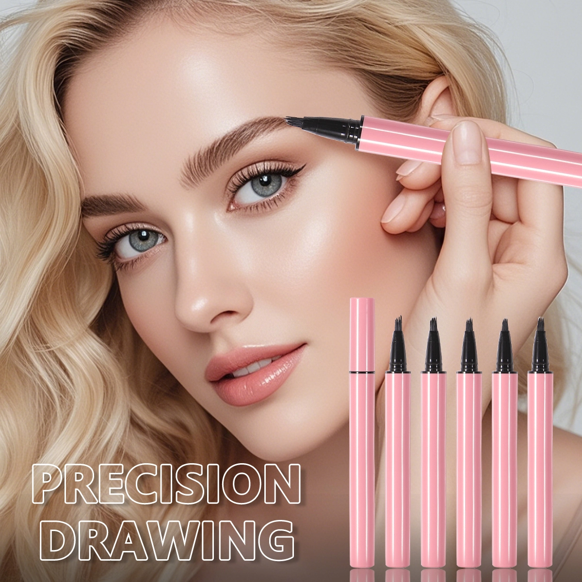 0.01MM Ultra-Fine Liquid Eyebrow Pen | Private Label Waterproof Brow Liner 1