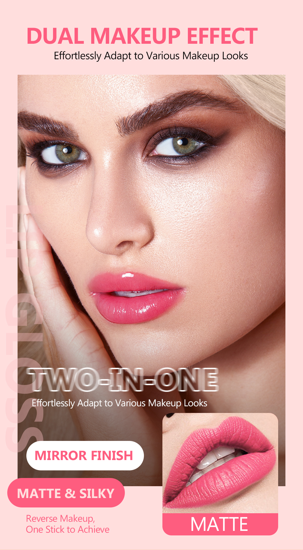 Dual-Ended Waterproof Lip Gloss | Matte Long-Lasting | Thincen Custom Private Label 9