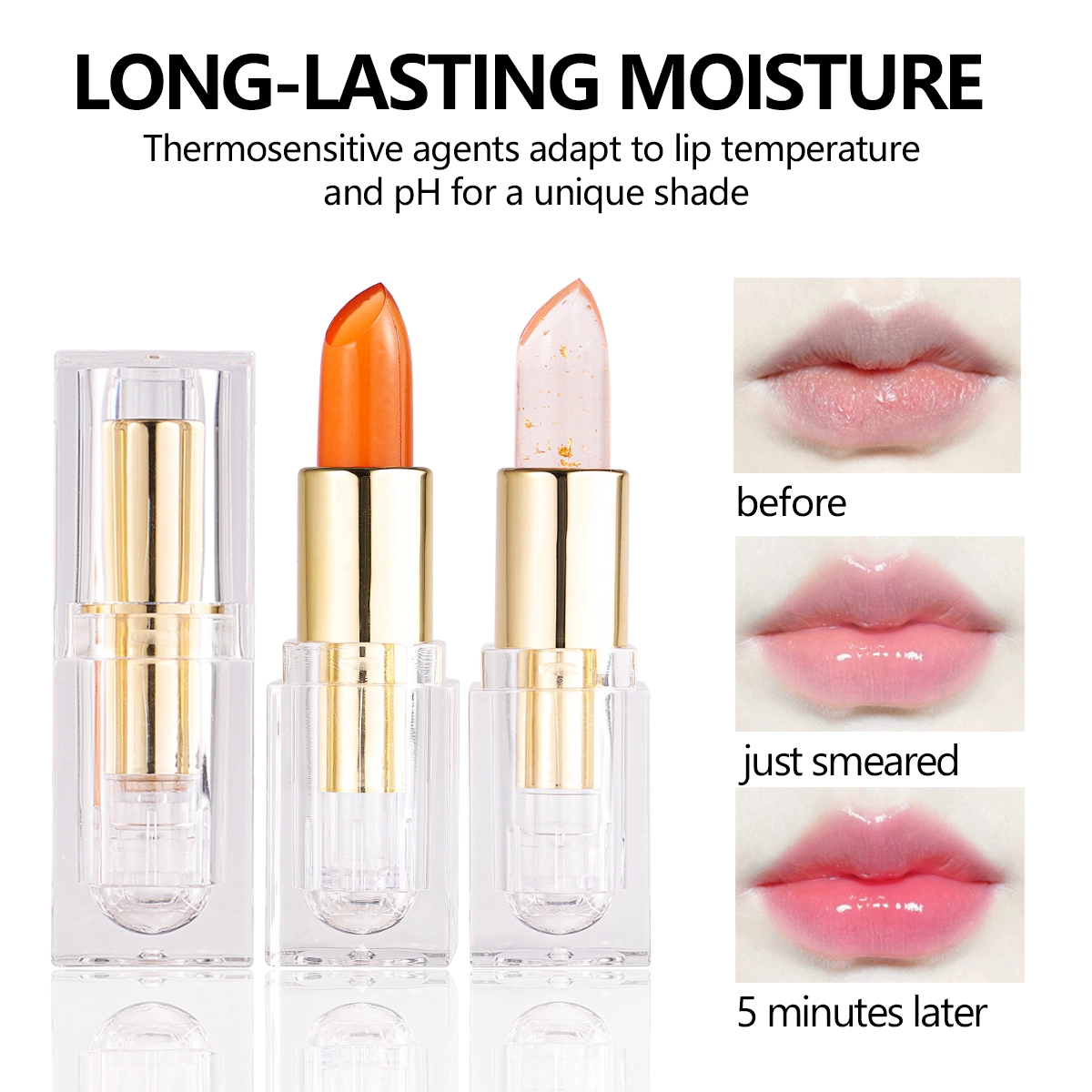 Temperature-Changing Jelly Crystal Lipstick Manufacturer | Thincen 1