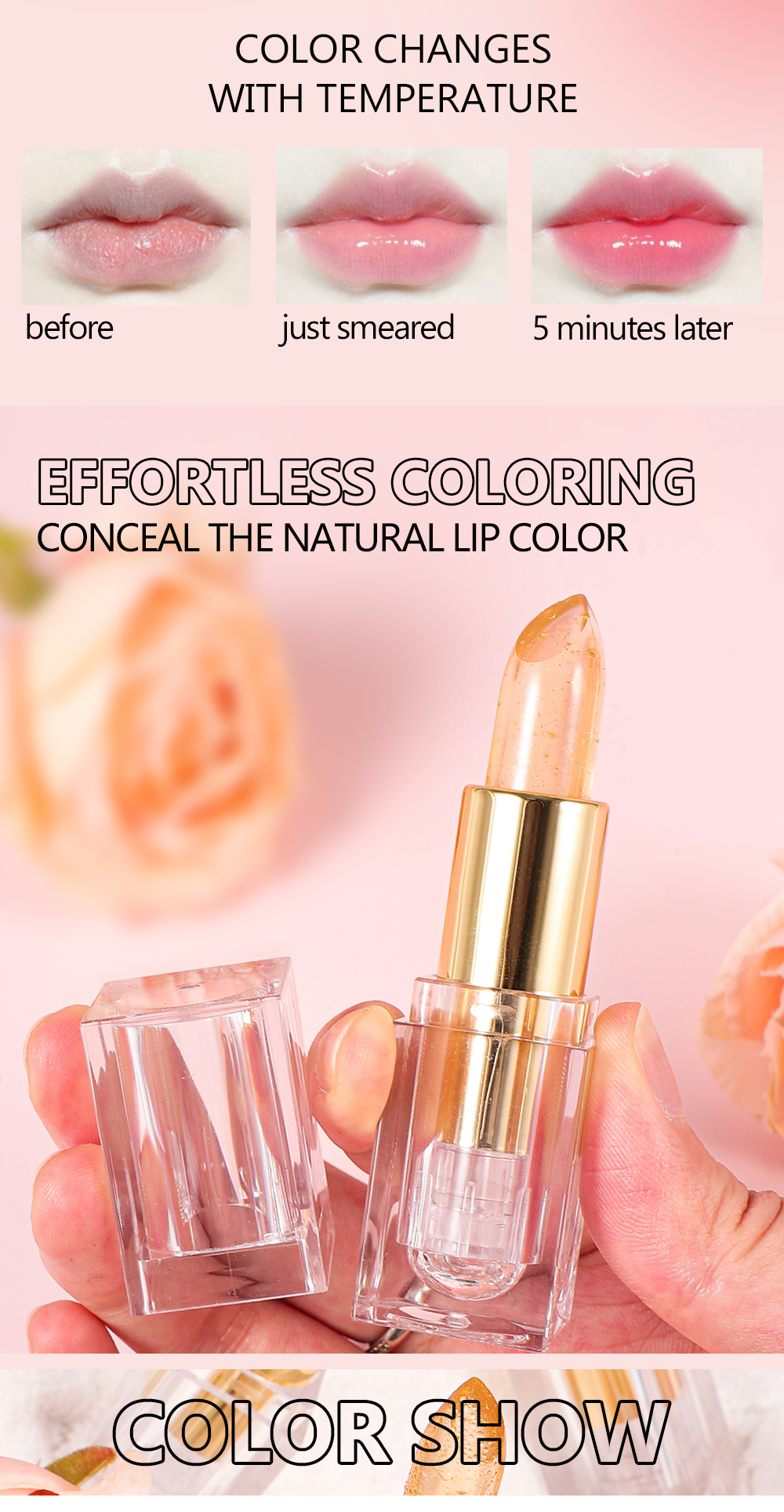 Temperature-Changing Jelly Crystal Lipstick Manufacturer | Thincen 9