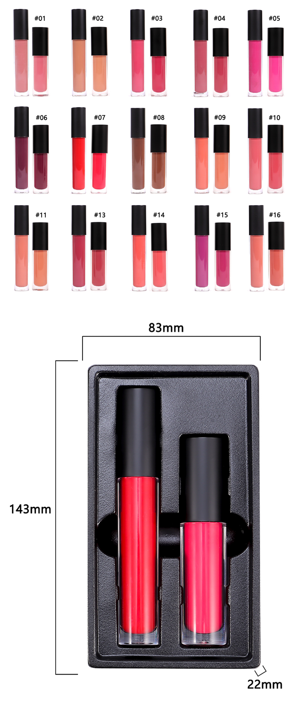 Wholesale Private Label Best Matte Lipstick Set Company - Thincen 9