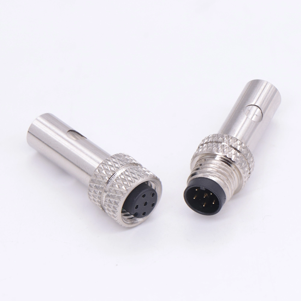 M8B1 circular metal injection molded plug, unshielded micro wire harness aviation plug, male + female 1