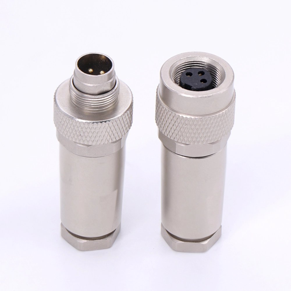 M9GS metal assembly welding aviation plug, male + female 1