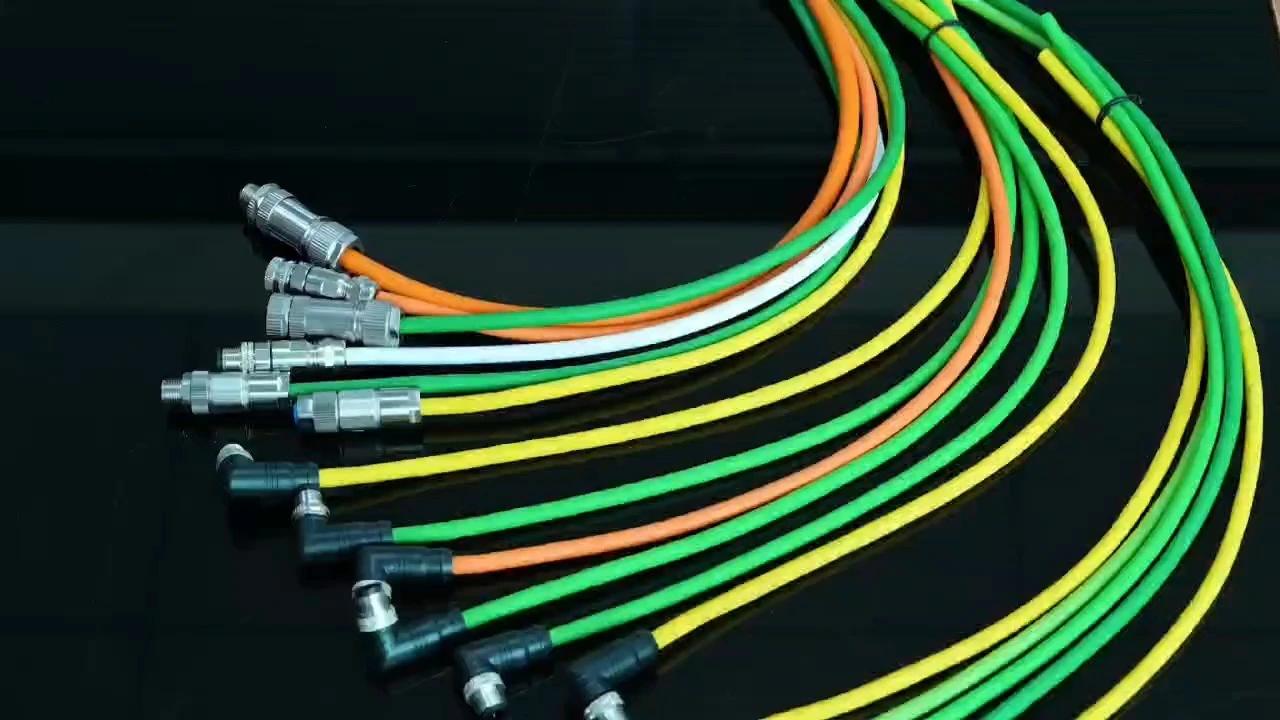 M12A1 power plug 12A-16A K/L/S/T coding industrial power connector 1