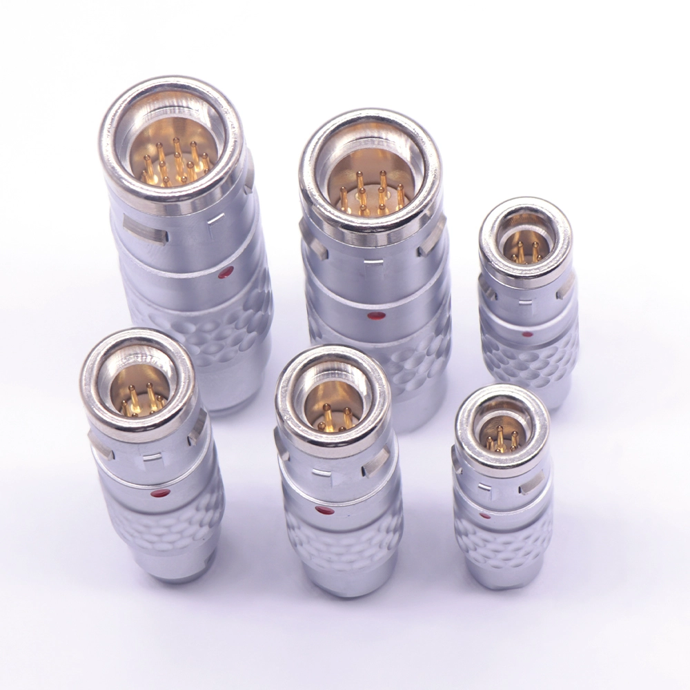 Push-pull self-locking TGG(HGG) circular metal aviation plug 0K/1K/2K 1