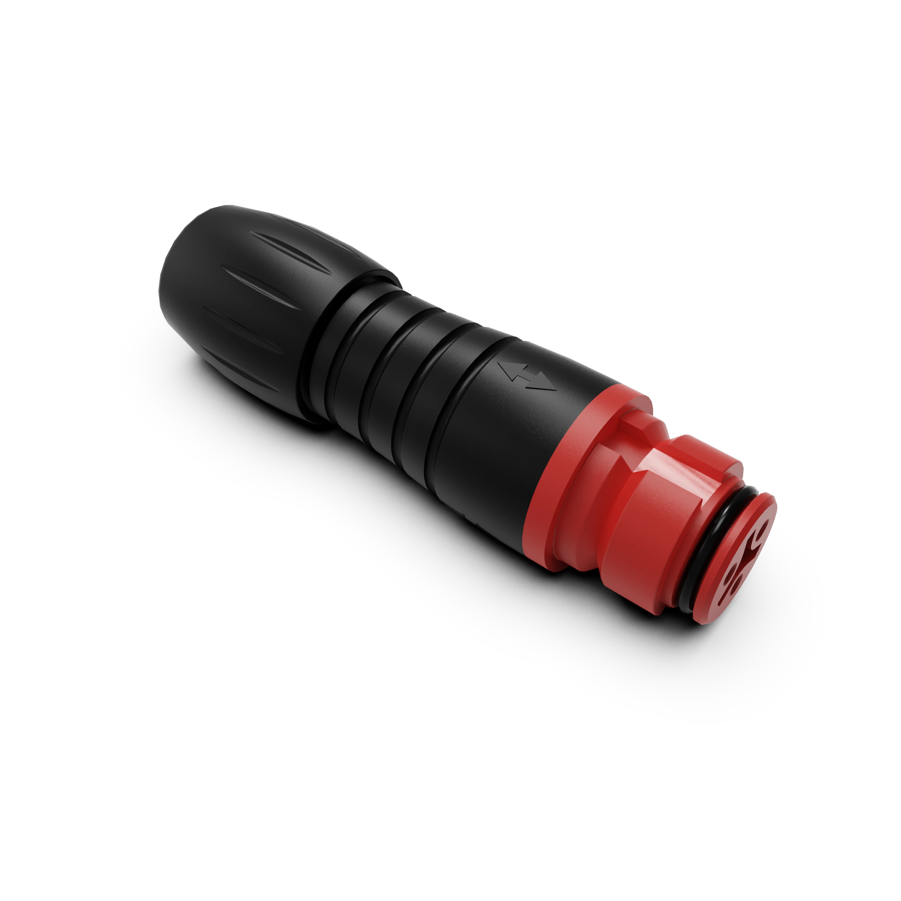 Assembled welding cable connector, 3/4/5/8 cores, male + female 1