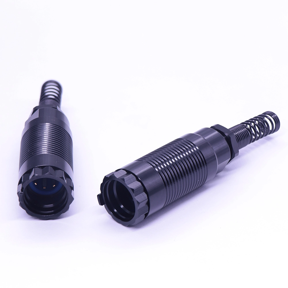 AJ-107BR audio connector 7-pin female plug with spring 1