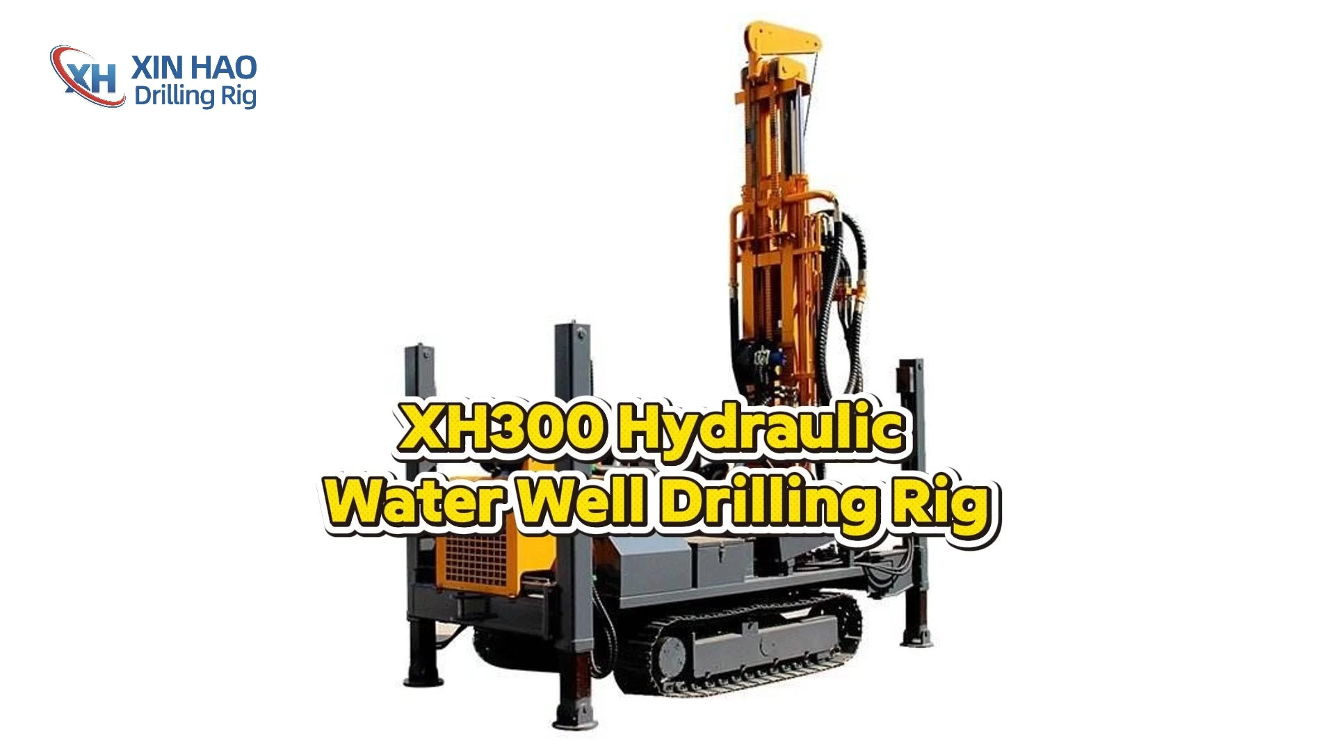 Portable Fully Hydraulic Drilling Rig 300M High Efficiency Drilling XH300 1