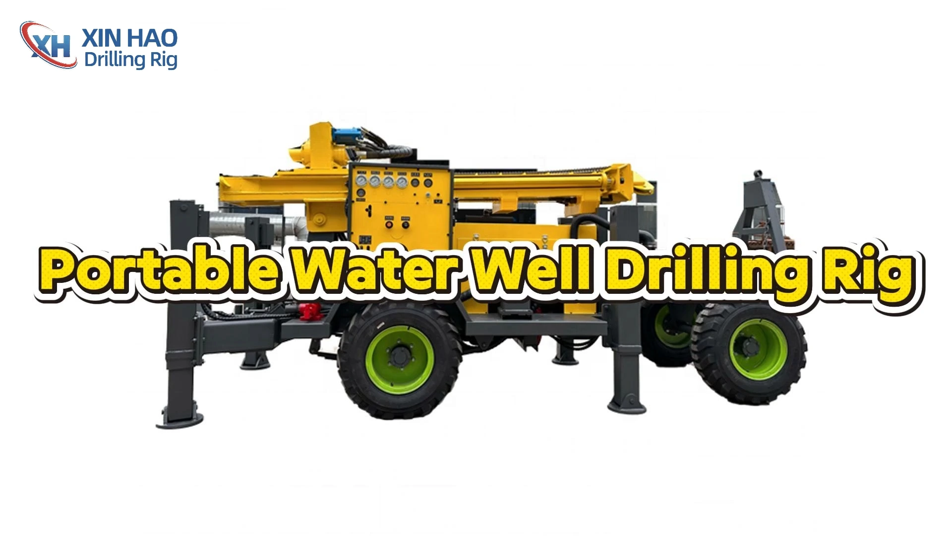 Towable Water Well Drill Rig For Deep Well Exploration 1