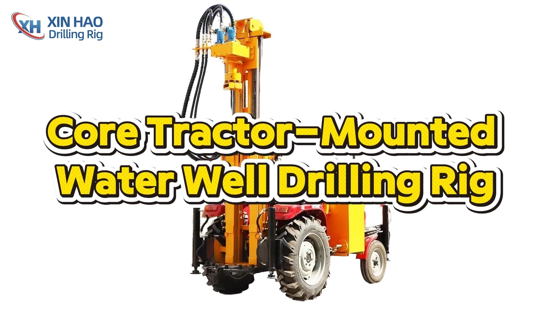 Tractor Mounted Core Drilling Rig Diesel Powered High Efficiency 1