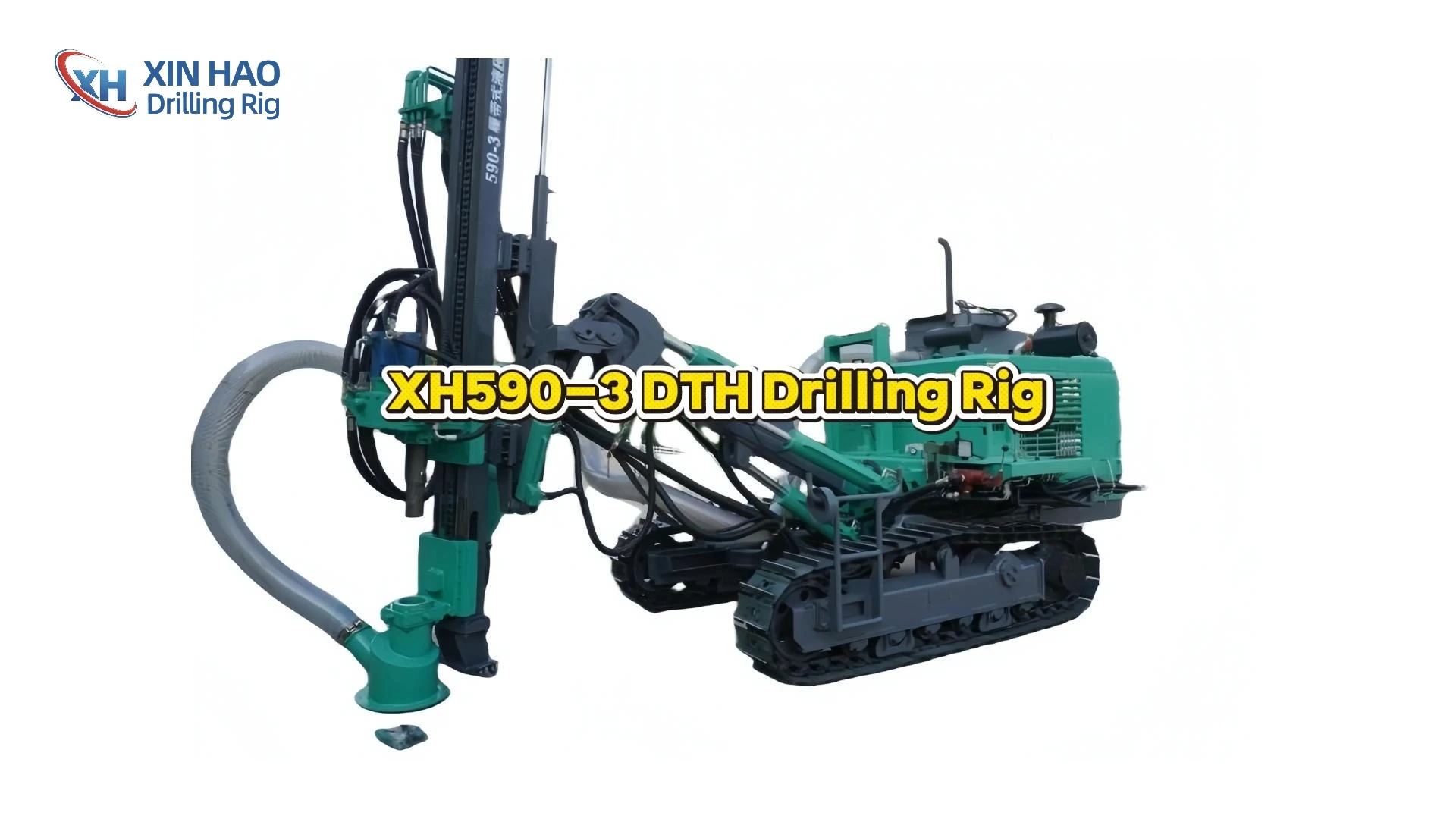 XH590-3 Crawler DTH Drill Rigs Blasting For Mining And Construction 1