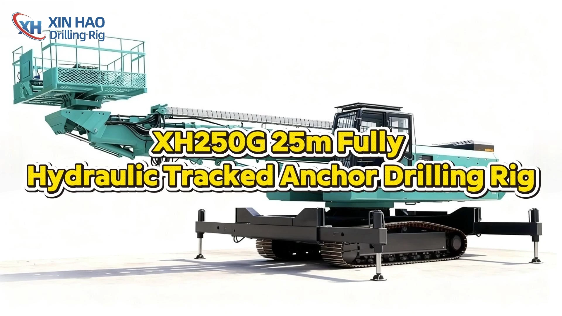 XH250G Fully Hydraulic Anchor Drill For Slope Reinforcement 25m 1