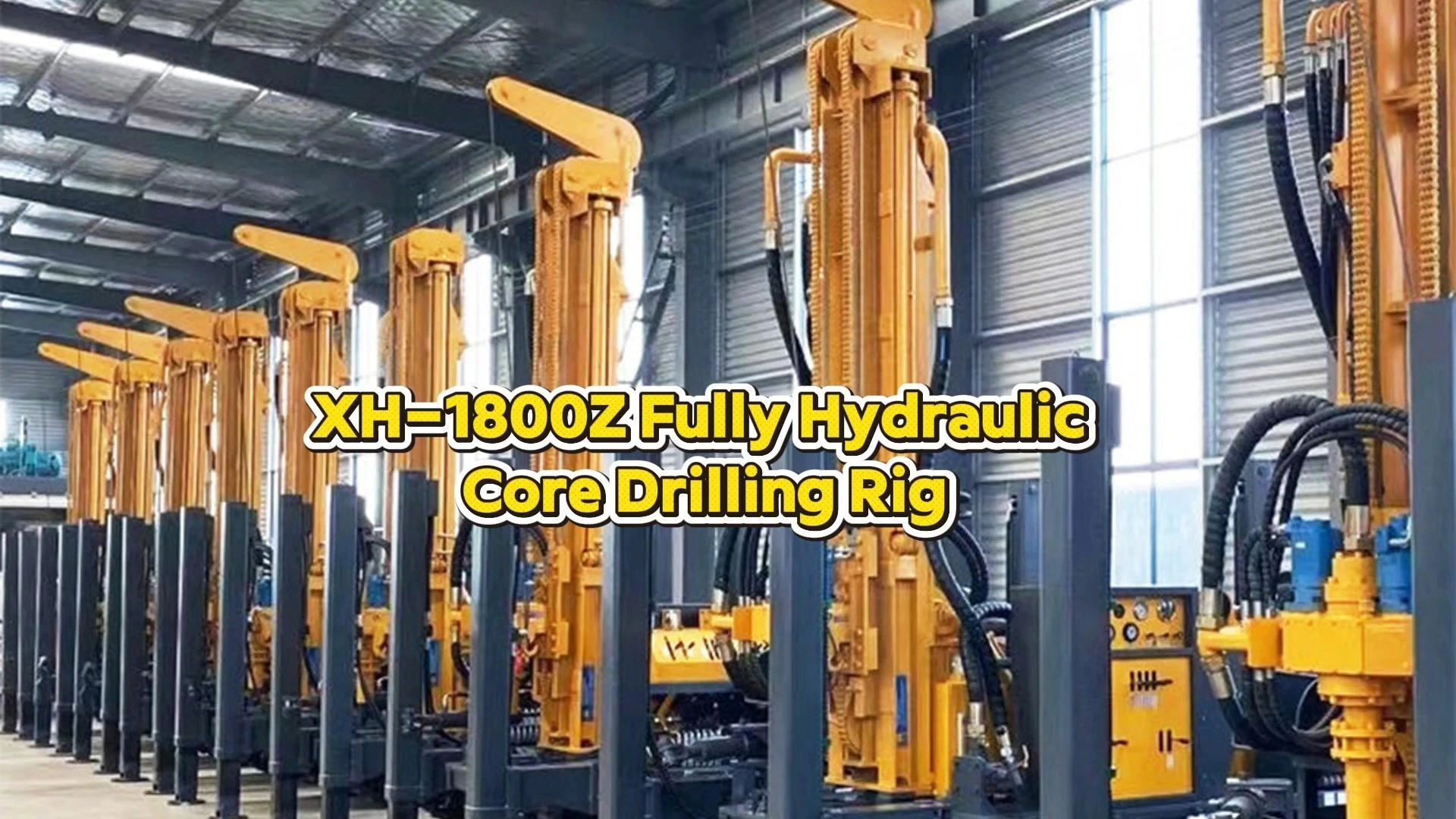 Hydraulic Core Drilling Rig 1800m Deep For Eco-Friendly Integrated Operation XH1800Z 1