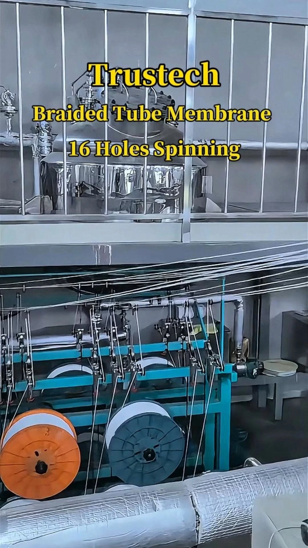Hollow Fiber Membrane Spinneret FCT Generation 5th, 8 holes Braided Tube Reinforced Spinning 1