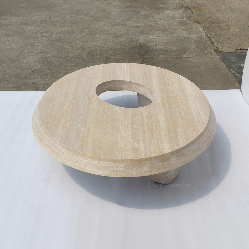 Chunfu Modern Luxury Marble Entry Table Marble Console Table Hallway Furniture For Entrance Hall & Living Room 1