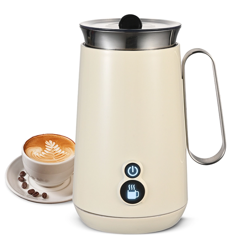 MINJAN Black White Electric Milk Frother Smart Electric Frother MFH02 1
