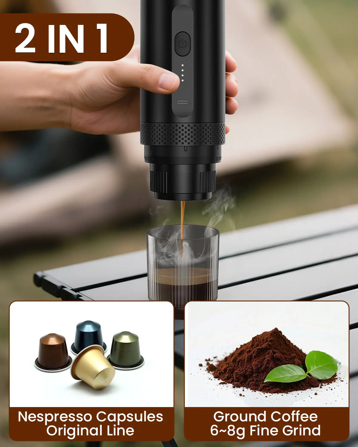 Portable Electric Espresso Machine Portable Coffee Machine Wholesale - MINJAN 5