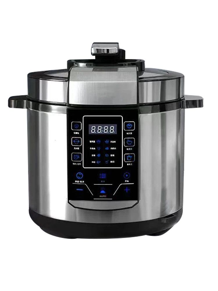 Stainless Steel Digital Electric Pressure Cooker – Automatic Electric Pressure Cooker, Multifunctional 5L/6L, Non-Stick Coating, Fast Exhaust 1
