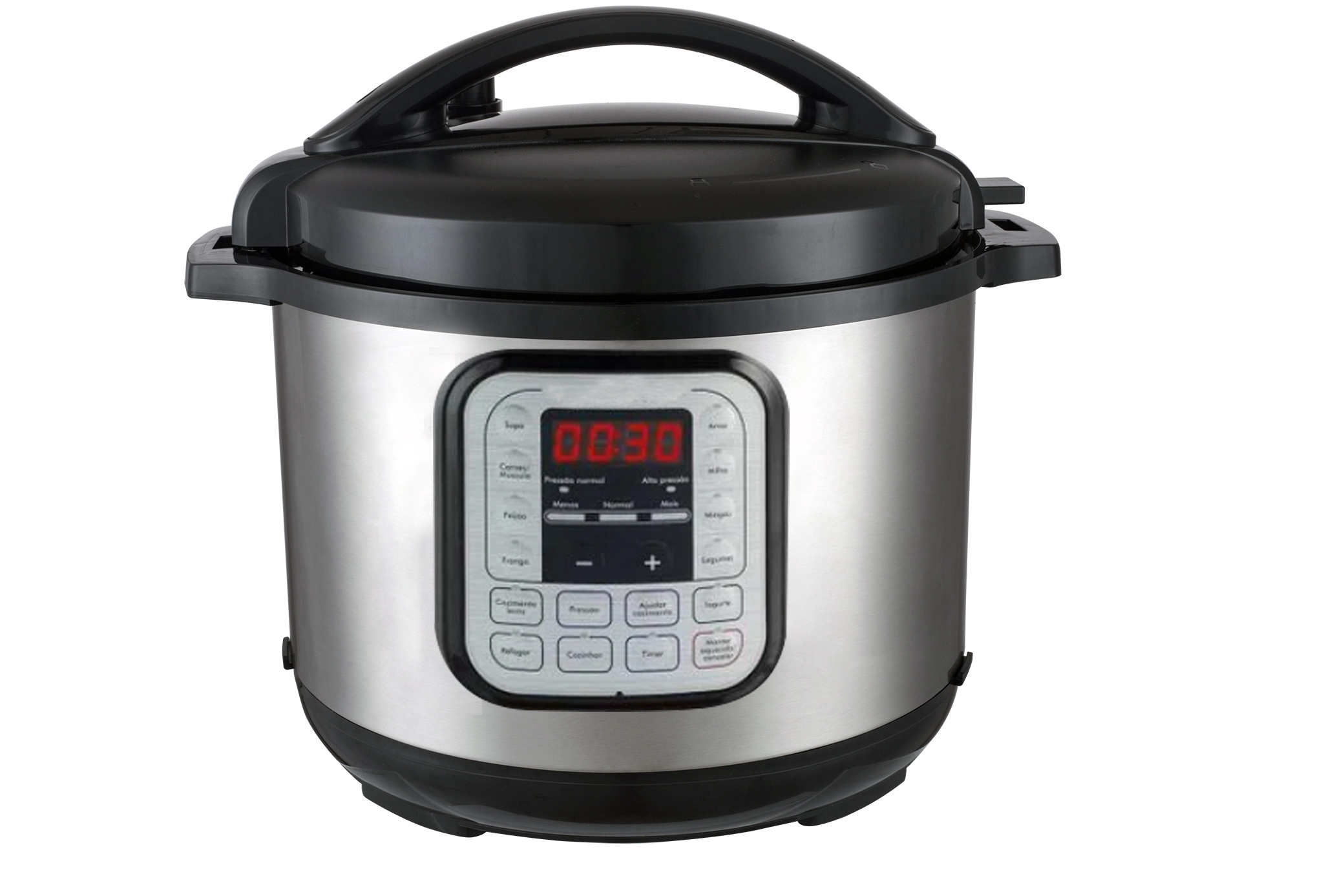 Stainless Steel Digital Electric Pressure Cooker – Automatic, Multifunctional, 8-12L, 1300-1600W 1