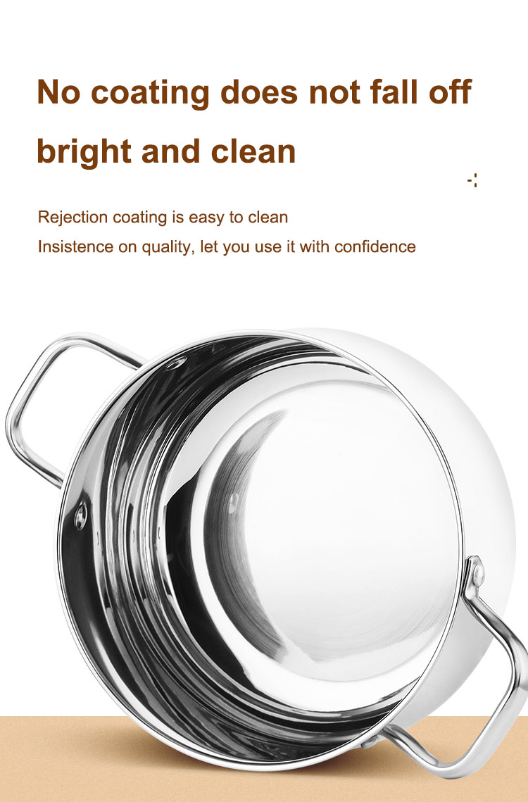 优质多功能炊具 22厘米不锈钢汤锅带蒸笼 制造商 | ZHENNENG 12