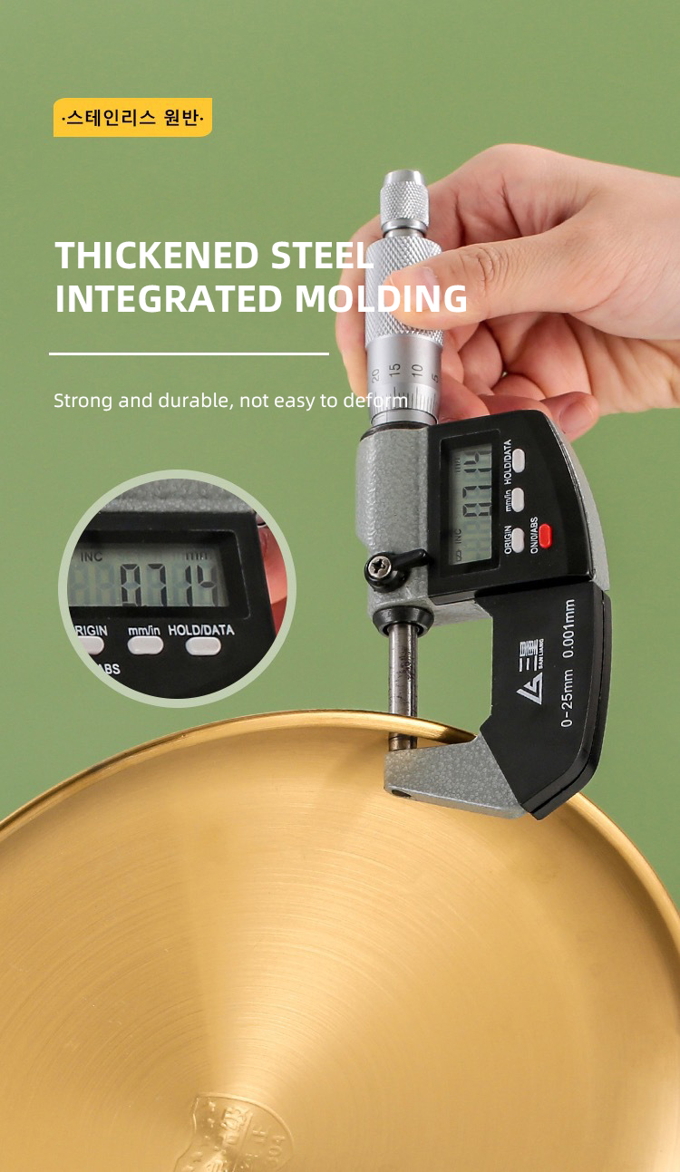 Best wholesales stainless steel gold dinner plate round charger plates for party dessert serving plates Company-ZHENNENG 11